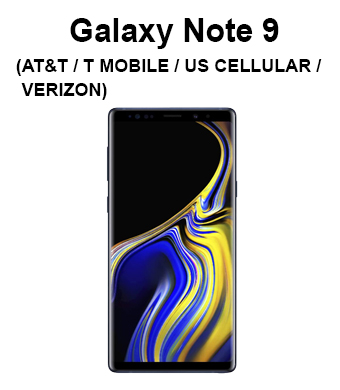 Galaxy Note 9 (AT&T/ Sprint/ T-Mobile/ U.S. Cellular/ Verizon)
