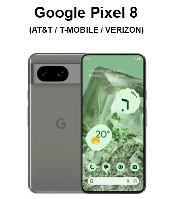 Google Pixel 8 (AT&T / T-Mobile / Verizon)