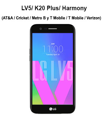 LV5/ K20 Plus/ Harmony/ K10 (2017) (AT&T/Cricket/MetroPCS/T-Mobile/TracFone/Verizon)