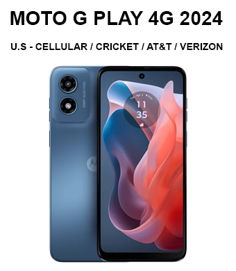MOTO G PLAY 4G 2024 (U.S. Cellular / Cricket / AT&T / Verizon)
